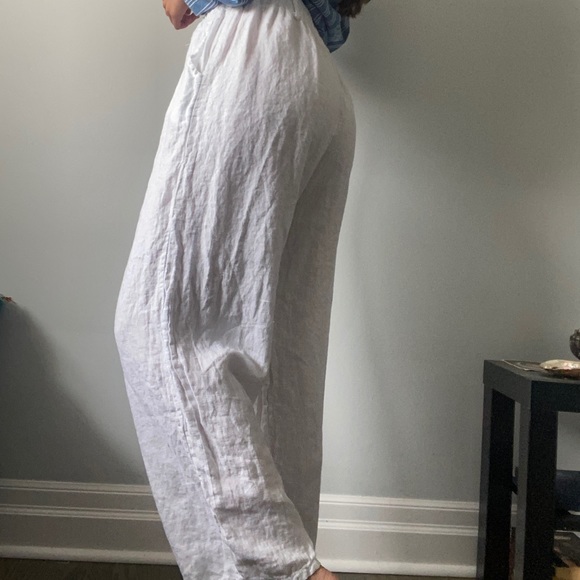 White linen pants - Picture 3 of 8